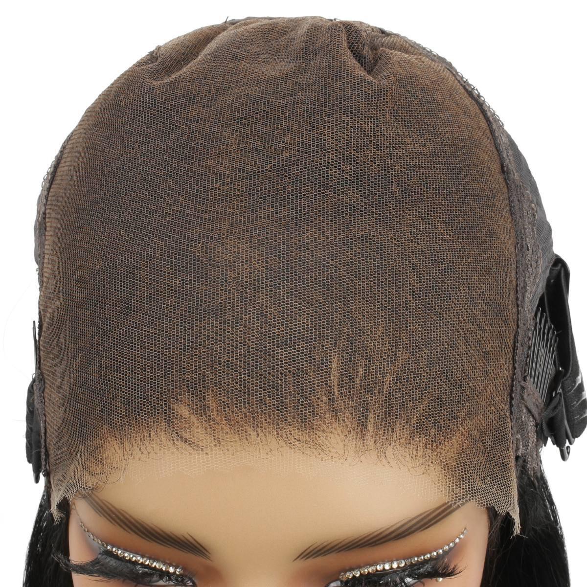 Jet Black 7x7 HD Closure 100% Human Hair Bob Wig