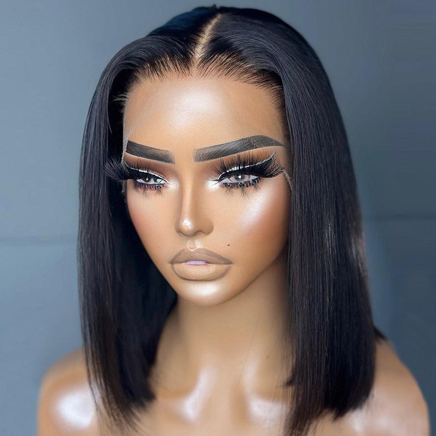 7X7 HD Lace Straight Bob 13X4 Lace Frontal Bob Wig