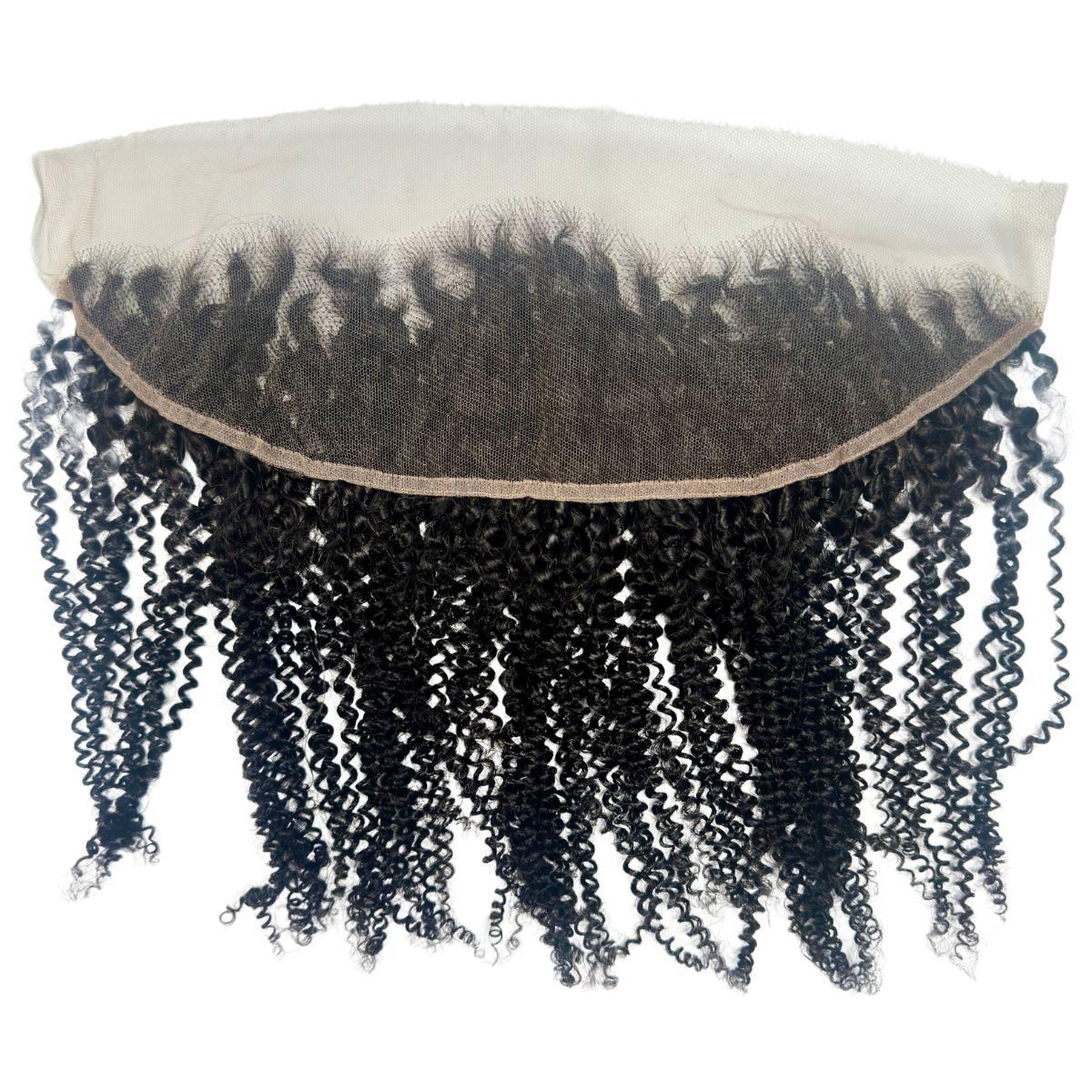 Kinky Curly 13x4 HD Lace Human Hair Frontal