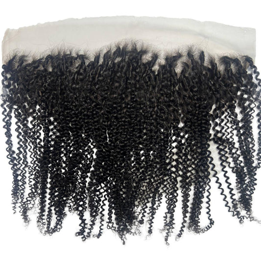 Kinky Curly 13x4 HD Lace Human Hair Frontal
