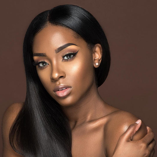 STRAIGHT HAIR 13"x 6" HD LACE FRONTAL WIGS 180% Density