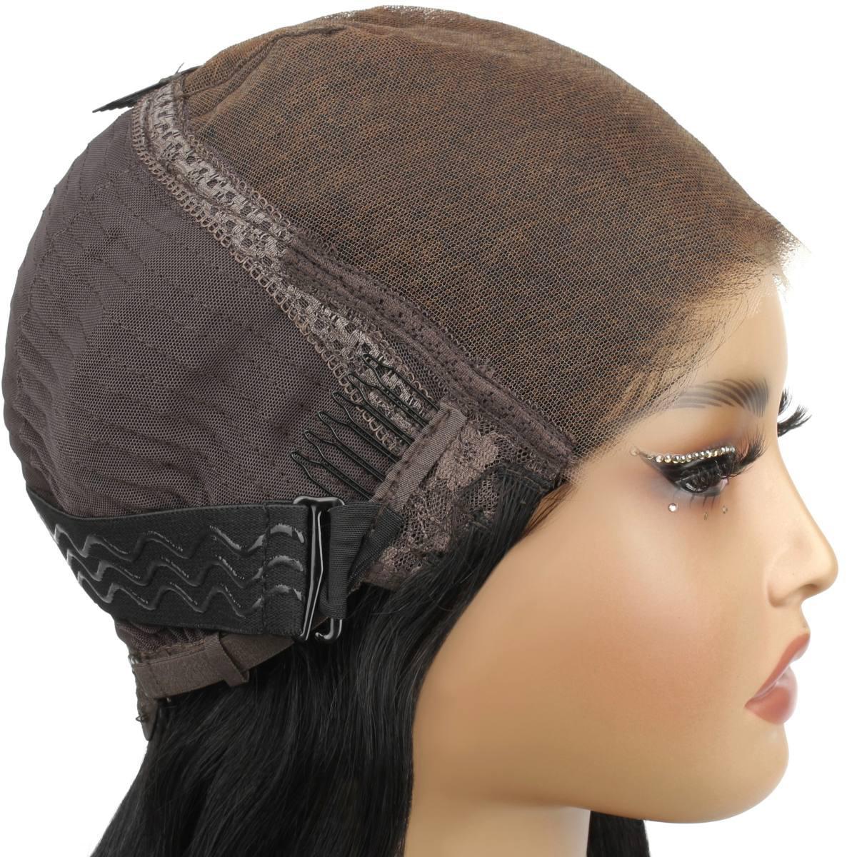 Jet Black 7x7 HD Closure 100% Human Hair Bob Wig