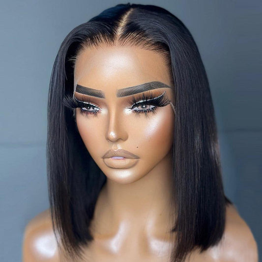 7X7 HD Lace Straight Bob 13X4 Lace Frontal Bob Wig