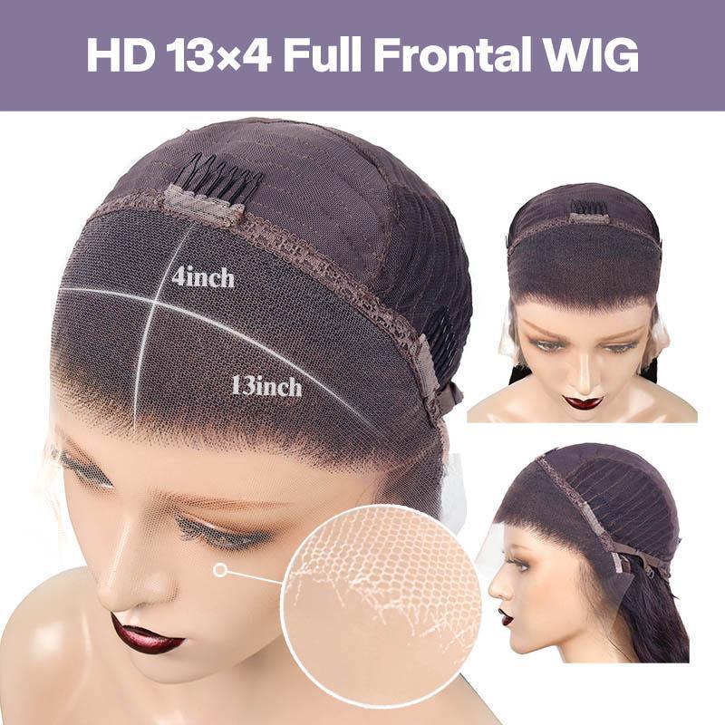7X7 HD Lace Straight Bob 13X4 Lace Frontal Bob Wig